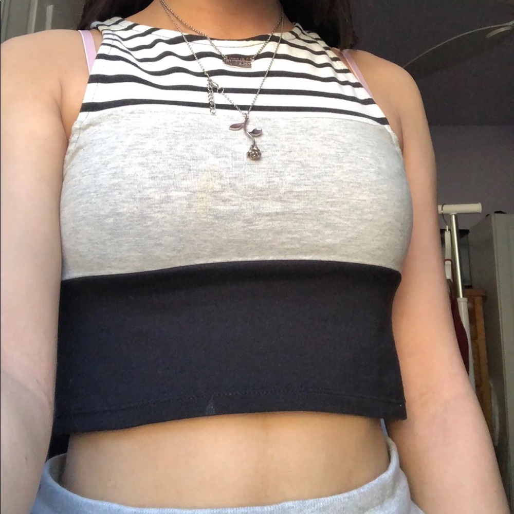 Multi-Colored Crop Top (Forever 21)